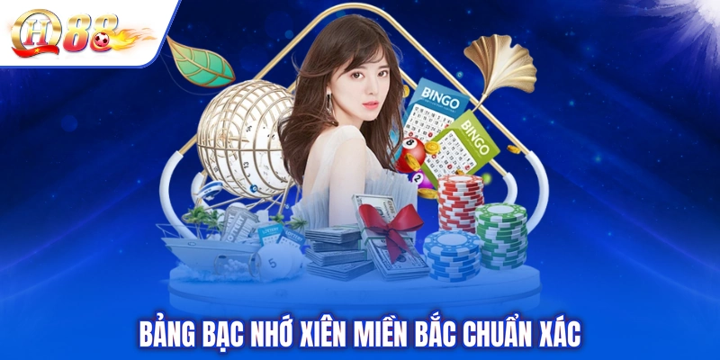 Bảng bạc nhớ xiên miền Bắc chuẩn xác